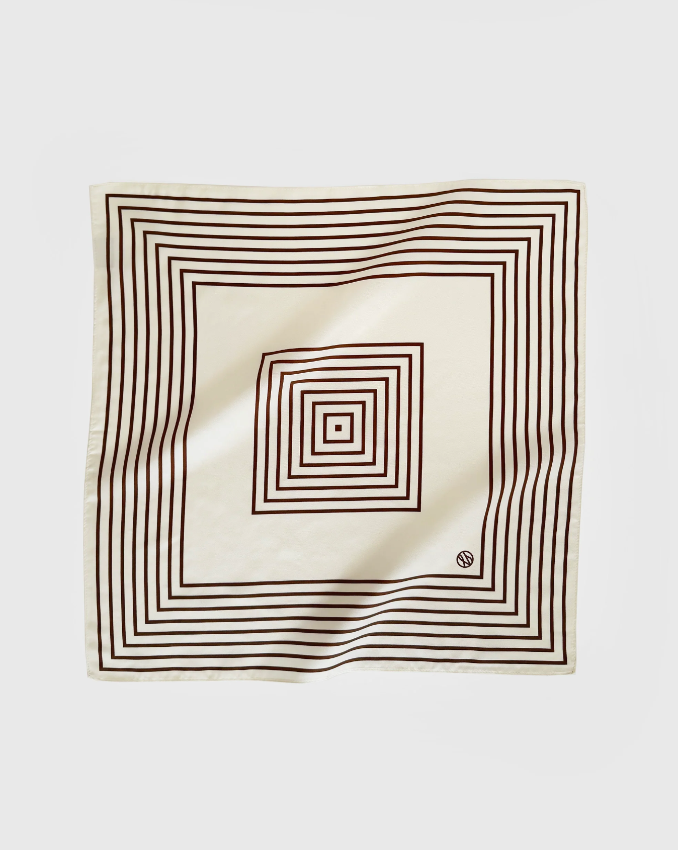 Striped Scarf Cream & Mocha Mousse Tilbehør